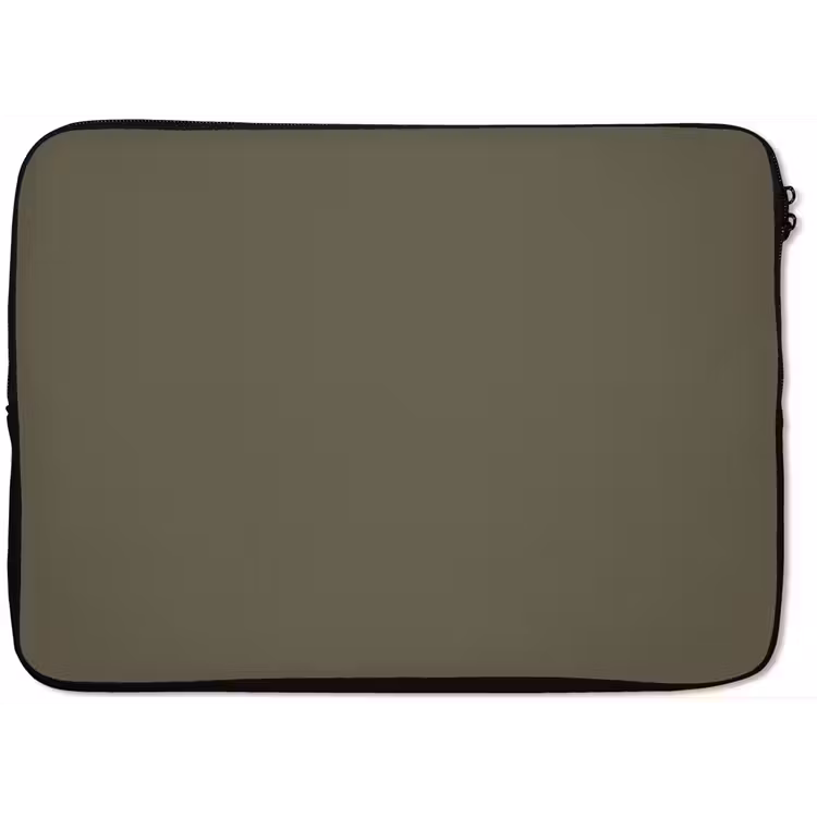 Deep - Khaki - Groen laptophoes neopreen klein 279 -zkaufland3dotto