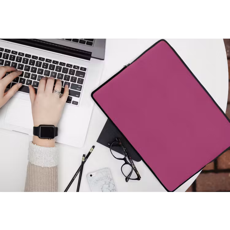 Deep - Magenta - Paars laptophoes neopreen klein 279 -bureau