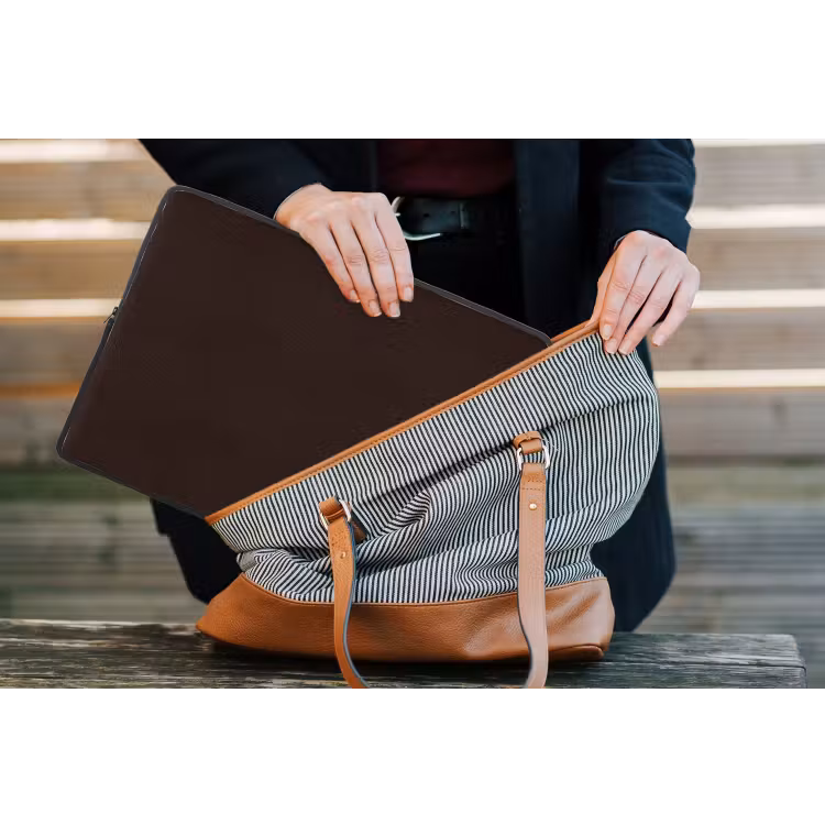 Deep - Obsidian - Bruin laptophoes neopreen klein 279 -tas