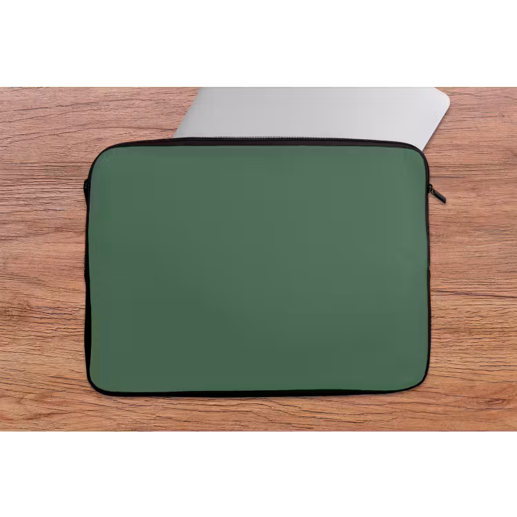 Deep - Sagewood - Groen laptophoes neopreen klein 279 -tafel
