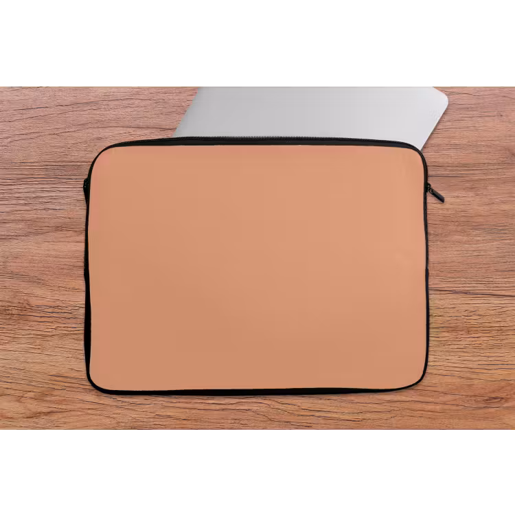 Desert - Coral - Koraal laptophoes neopreen klein 279 -tafel