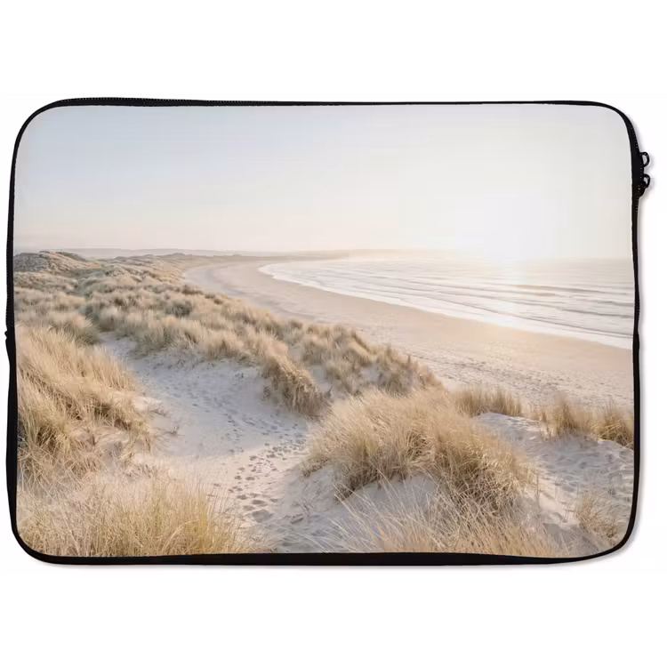 Duinen - Strand - Beige laptophoes neopreen klein -zkaufland3dotto
