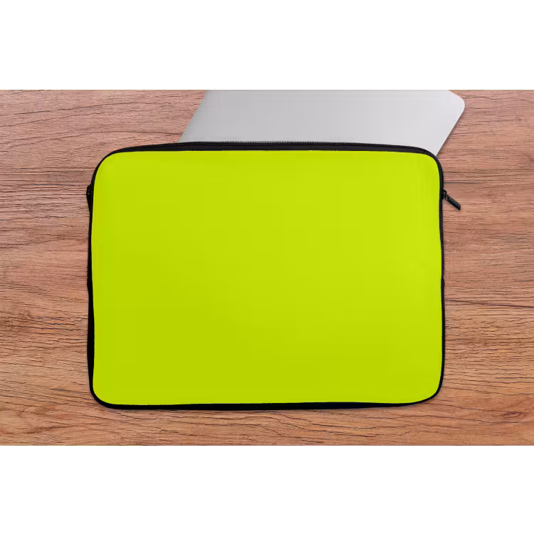 Electric - Lemon - Geel laptophoes neopreen klein 279 -tafel