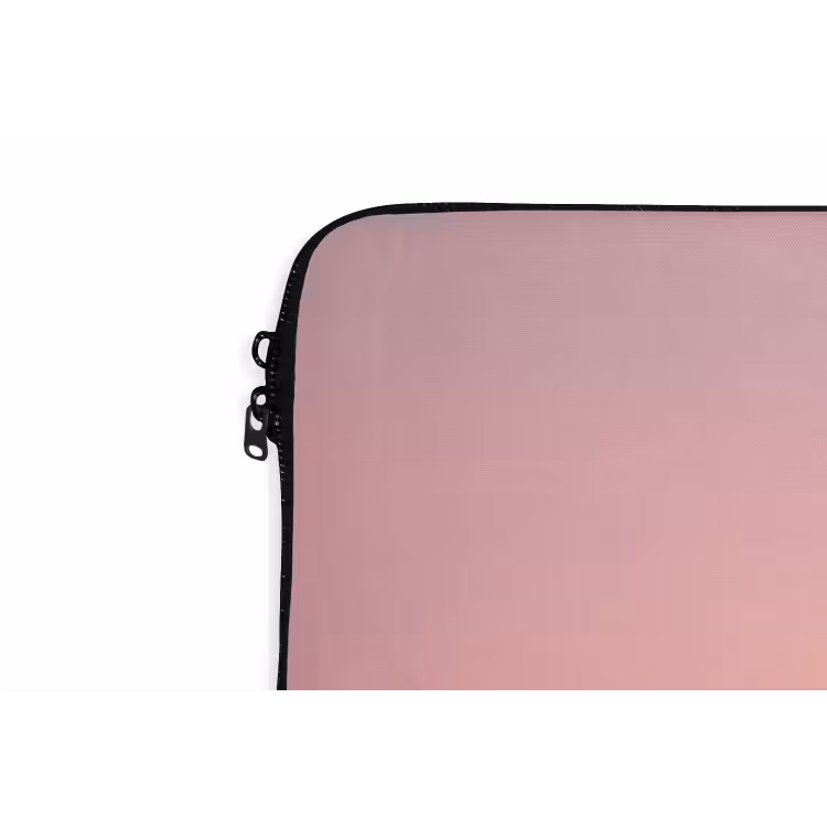 Flamingo - Portret - Roze laptophoes neopreen klein -detail
