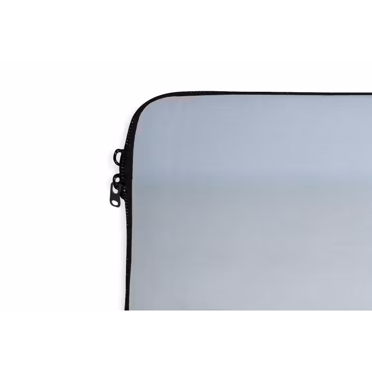 Flamingo - Zee - Roze laptophoes neopreen klein -detail
