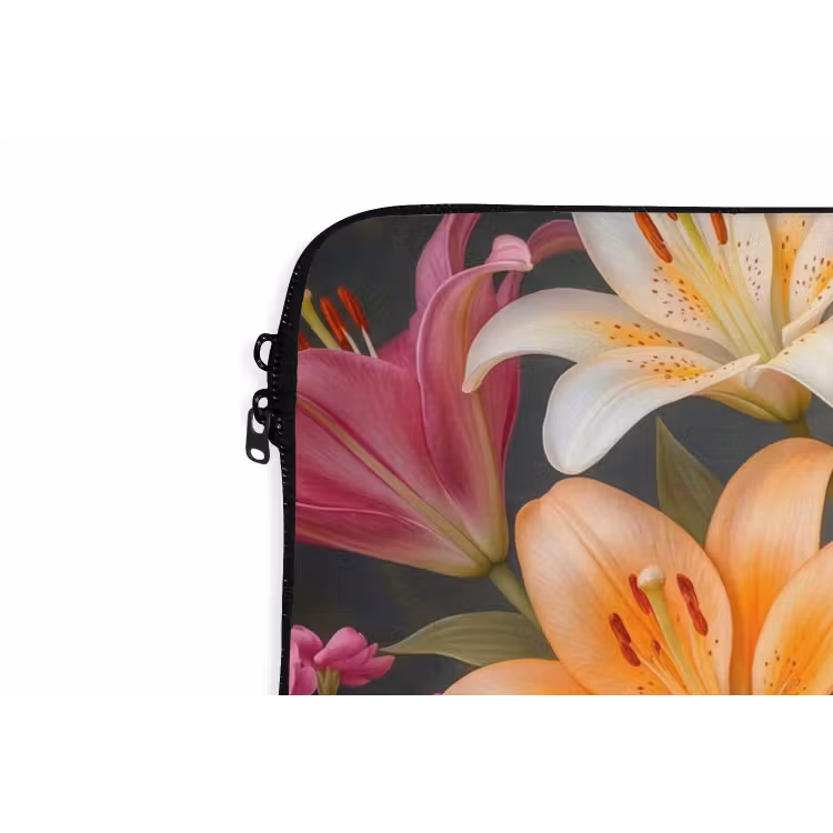 Bloemen - Boeket - Natuur - Kleurrijk - Modern laptophoes neopreen klein -detail