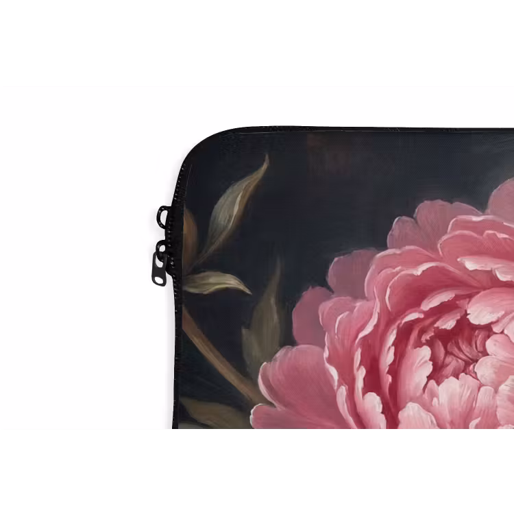 Bloemen - Roze - Klassiek - Natuur laptophoes neopreen klein -detail