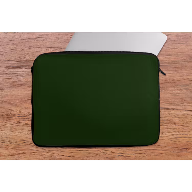 Forest - Green - Groen laptophoes neopreen klein 279 -tafel