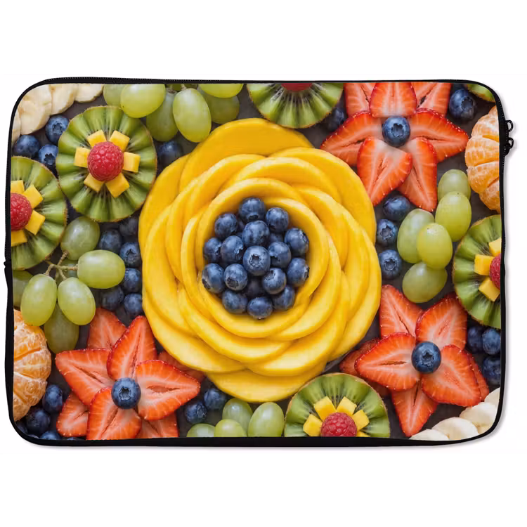 Fruit - Arrangement - Gezond - Kleurrijk - Eten laptophoes neopreen klein -zkaufland3dotto