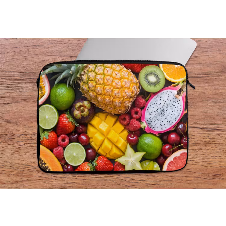 Fruit - Assortiment - Vers - Gezond - Kleurrijk laptophoes neopreen klein -tafel