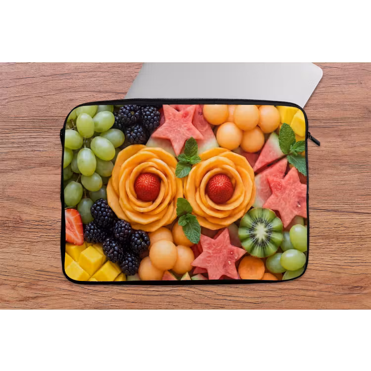Fruit - Variatie - Kleurrijk - Vers - Eten laptophoes neopreen klein -tafel