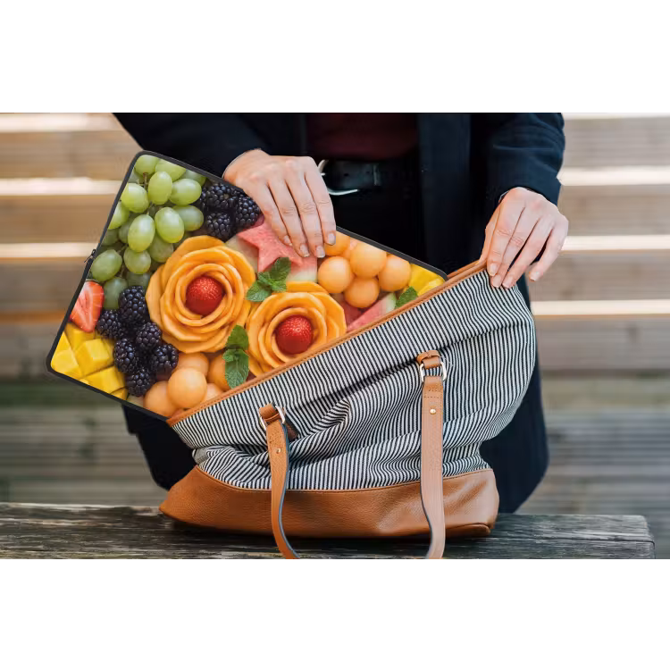 Fruit - Variatie - Kleurrijk - Vers - Eten laptophoes neopreen klein -tas
