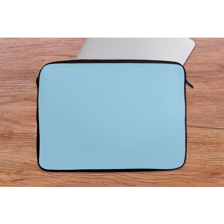 Ice - Blue - Blauw laptophoes neopreen klein 279 -tafel
