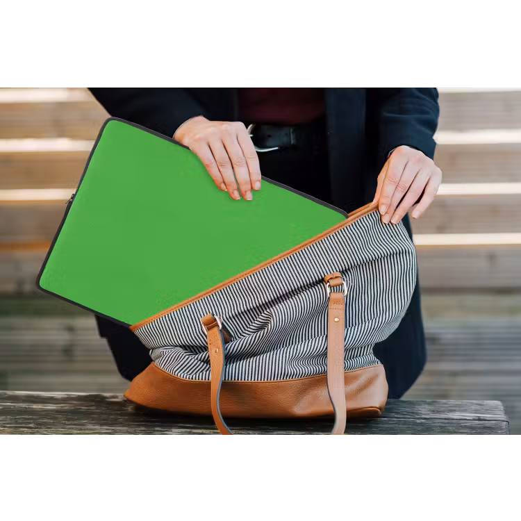 Kelly - Green - Groen laptophoes neopreen klein 279 -tas