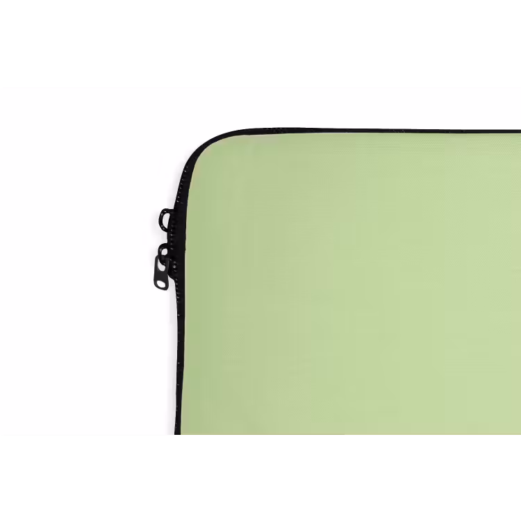 Light - Lime - Groen laptophoes neopreen klein 279 -detail