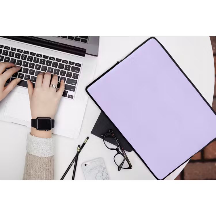 Light - Orchid - Paars laptophoes neopreen klein 279 -bureau