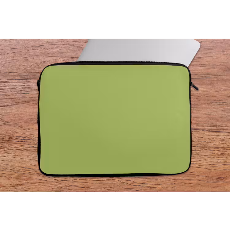 Lime - Glow - Groen laptophoes neopreen klein 279 -tafel