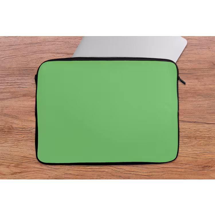 Meadow - Green - Groen laptophoes neopreen klein 279 -tafel