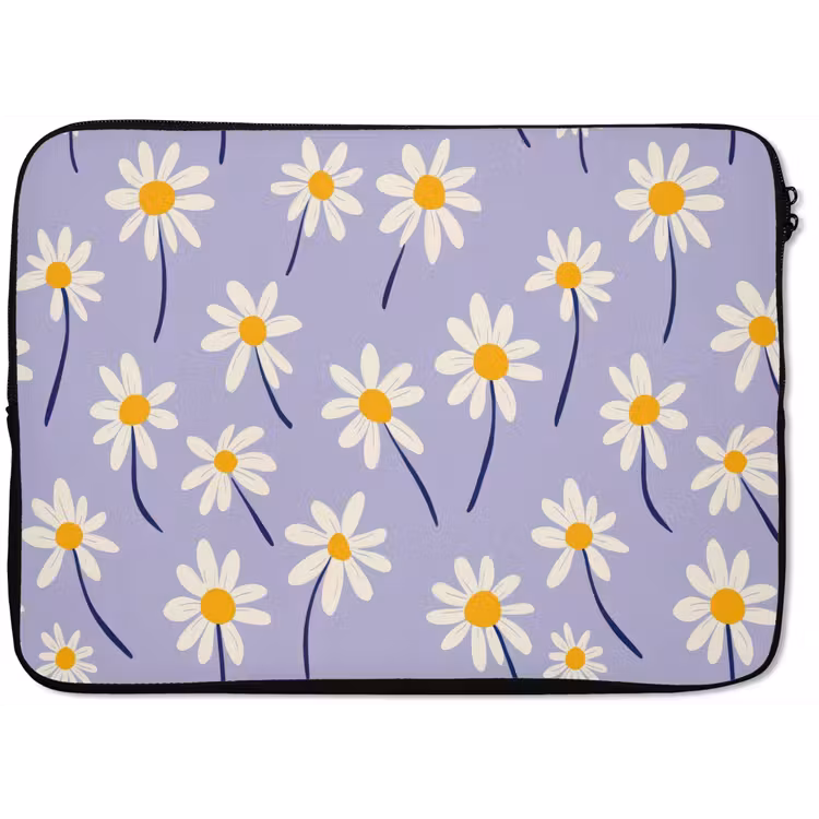 Modern - Madelief - Paars laptophoes neopreen klein 279 -zkaufland3dotto