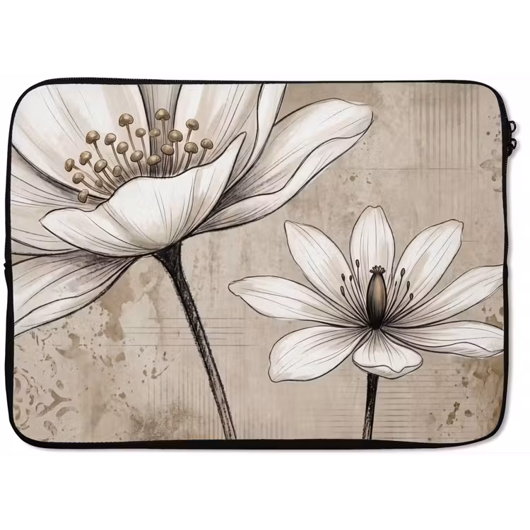 Modern - Design - Wit laptophoes neopreen klein -zkaufland3dotto