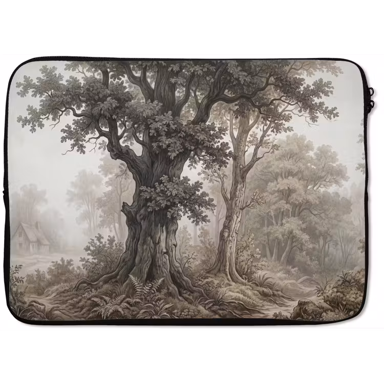Natuur - Bos - Eik laptophoes neopreen klein -zkaufland3dotto