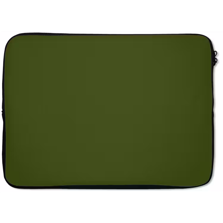 Olive - Drab - Groen laptophoes neopreen klein 279 -zkaufland3dotto