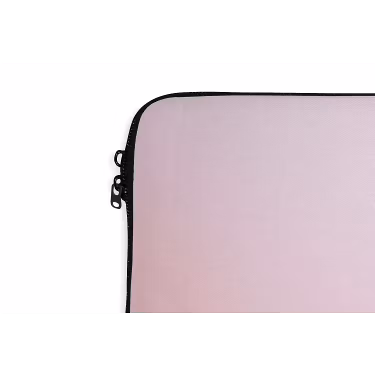 Sierlijk - Kwal - Roze laptophoes neopreen klein -detail