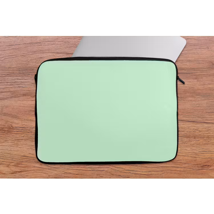 Pale - Mint - Groen laptophoes neopreen klein 279 -tafel