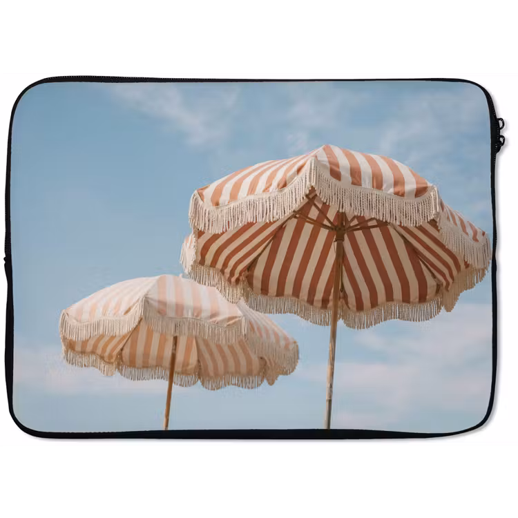 Parasol - Lucht - Rood laptophoes neopreen klein -zkaufland3dotto