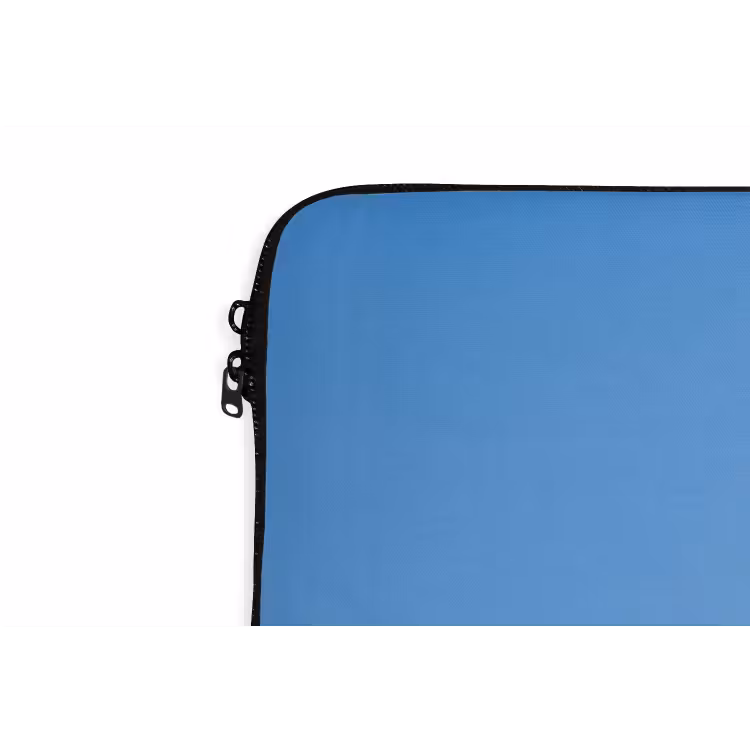 Papagaai - Vliegen - Blauw - Geel laptophoes neopreen klein -detail