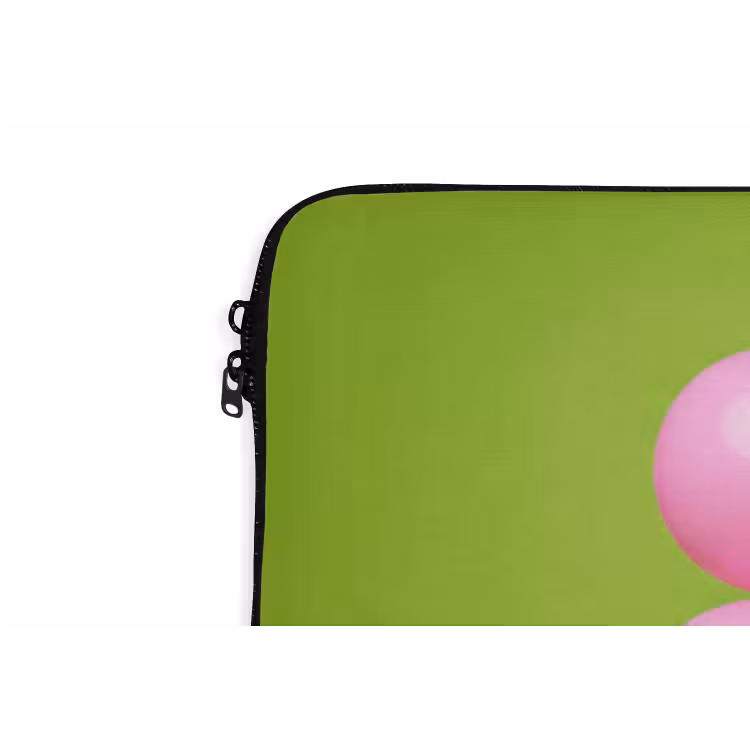 Mens - Ballonnen - Feest - Kleurrijk - Roze laptophoes neopreen klein -detail
