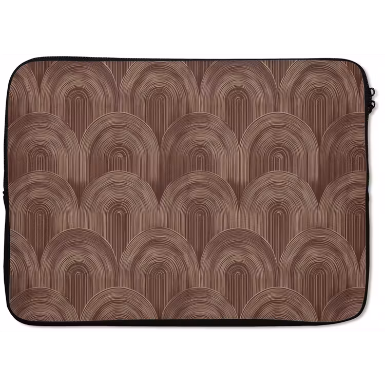 Ritmisch - Effect - Bruin laptophoes neopreen klein 279 -zkaufland3dotto