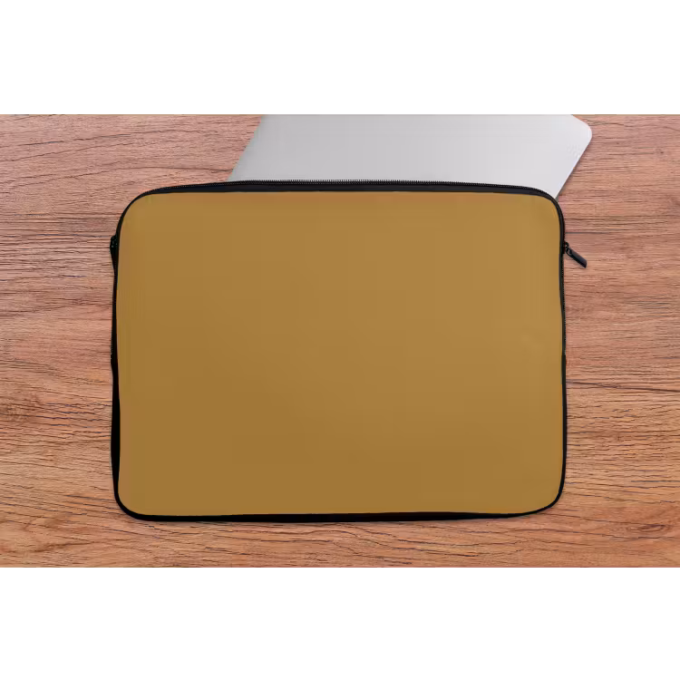 Rhythmic - Ochre - Geel laptophoes neopreen klein 279 -tafel