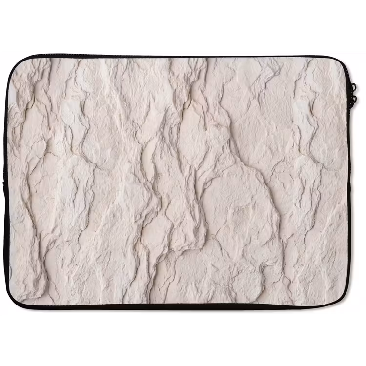 Rots - Structuur - Natuur - Beige - Abstract laptophoes neopreen klein -zkaufland3dotto