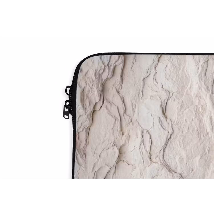 Rots - Structuur - Natuur - Beige - Abstract laptophoes neopreen klein -detail