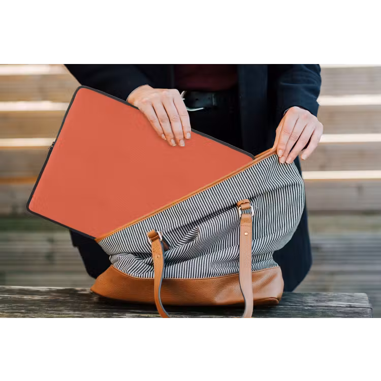 Rustic - Clay - Oranje laptophoes neopreen klein 279 -tas