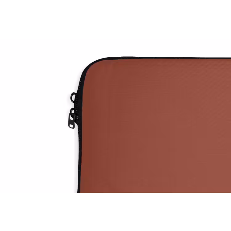 Rustic - Terracotta - Oranje laptophoes neopreen klein 279 -detail