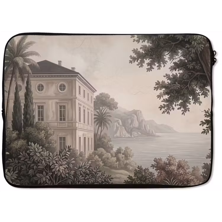 Zee - Villa - Beige laptophoes neopreen klein -zkaufland3dotto