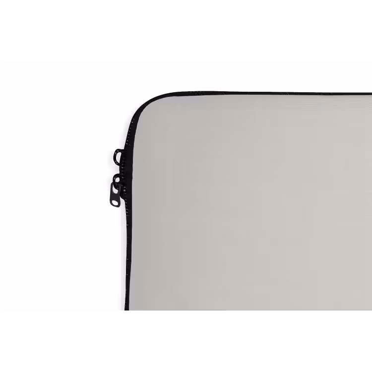 Silent - Sandstone - Grijs laptophoes neopreen klein 279 -detail