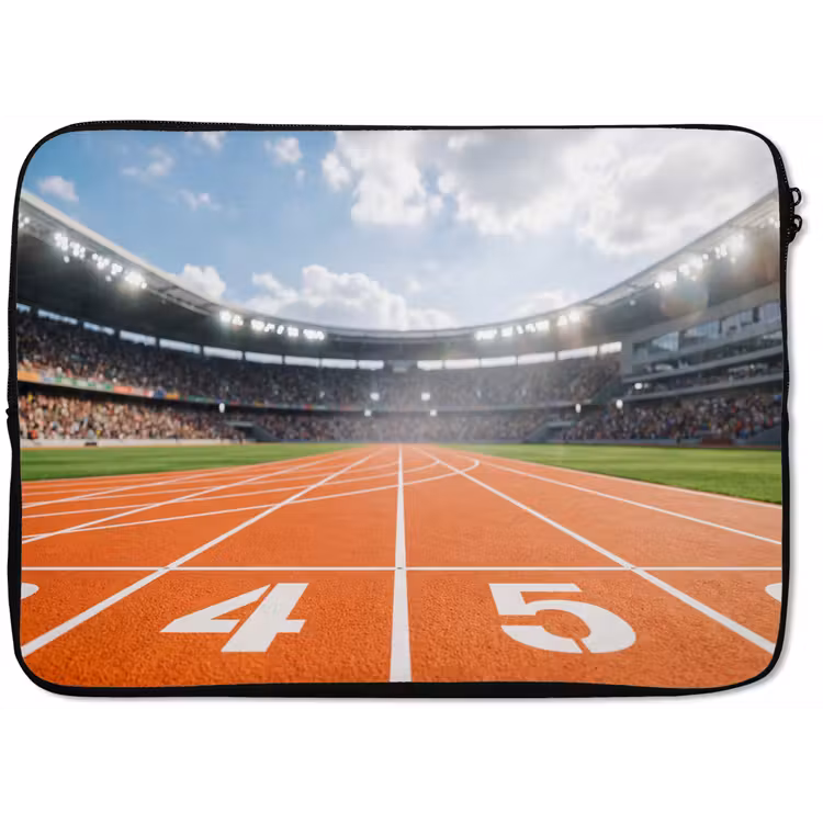 Sintelbaan - Stadion - Sport -Oranje laptophoes neopreen klein -zkaufland3dotto
