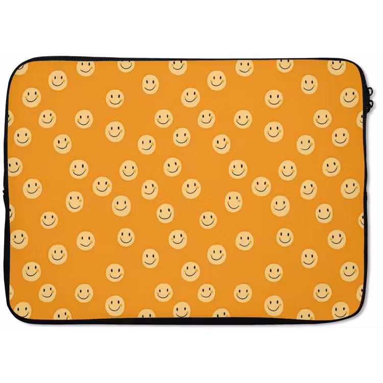 Smileys - Retro - Heel laptophoes neopreen klein 279 -zkaufland3dotto