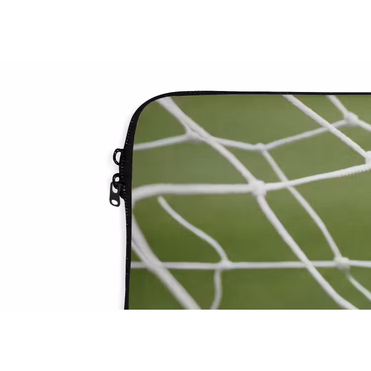 Voetbal - Goal - Net - Sport laptophoes neopreen klein -detail