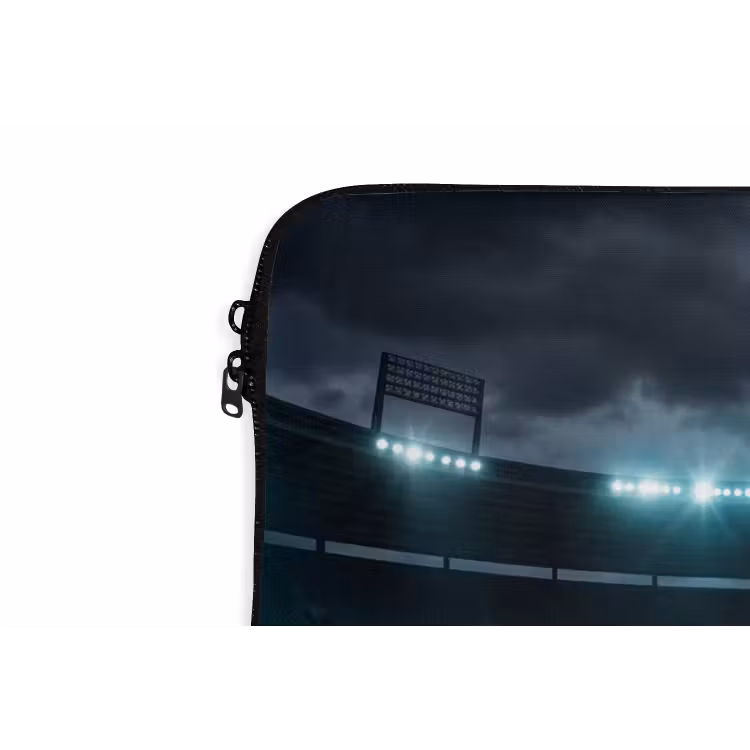 Voetbal - Stadion - Nacht - Modern laptophoes neopreen klein -detail