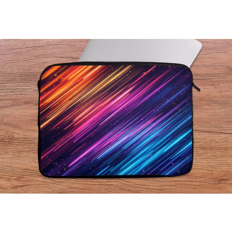 Snelheid - Kosmos - Kleurrijk laptophoes neopreen klein -tafel
