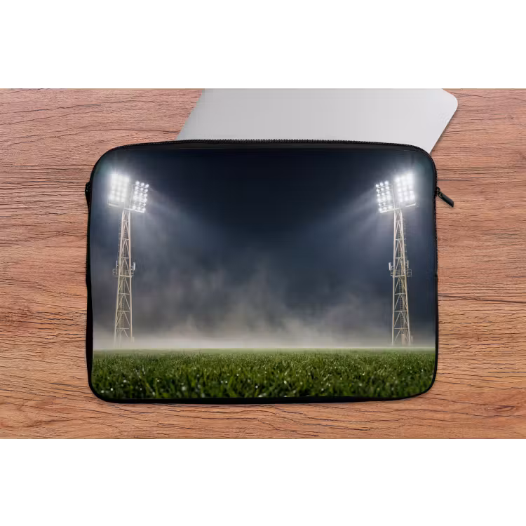Stadion - Lichtmast - Sport - Nacht laptophoes neopreen klein -tafel