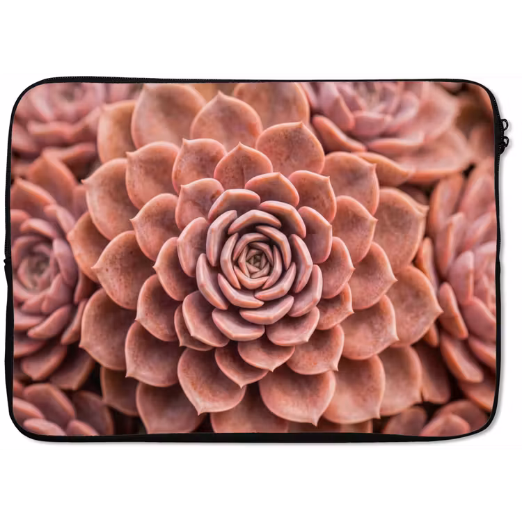 Vetplant - Organisch - Roze laptophoes neopreen klein -zkaufland3dotto