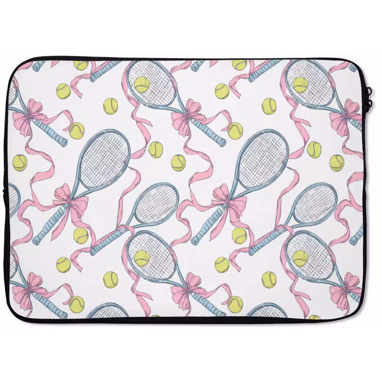 Tennis - Strikken - Kleurrijk laptophoes neopreen klein 279 -zkaufland3dotto