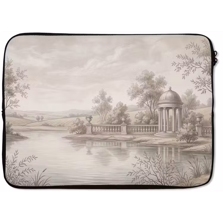 Terras - Water - Natuur - Landschap laptophoes neopreen klein -zkaufland3dotto