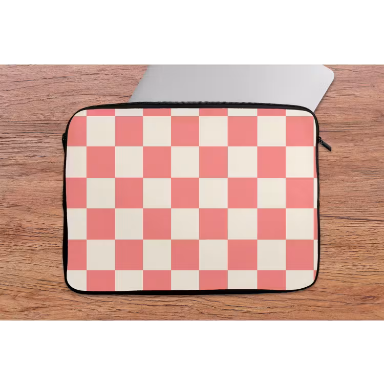 Traditioneel - Patroon - Roze laptophoes neopreen klein 279 -tafel