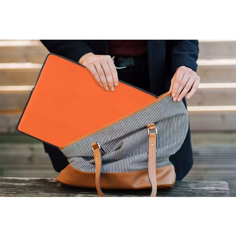 Vivid - Amber - Oranje laptophoes neopreen klein 279 -tas